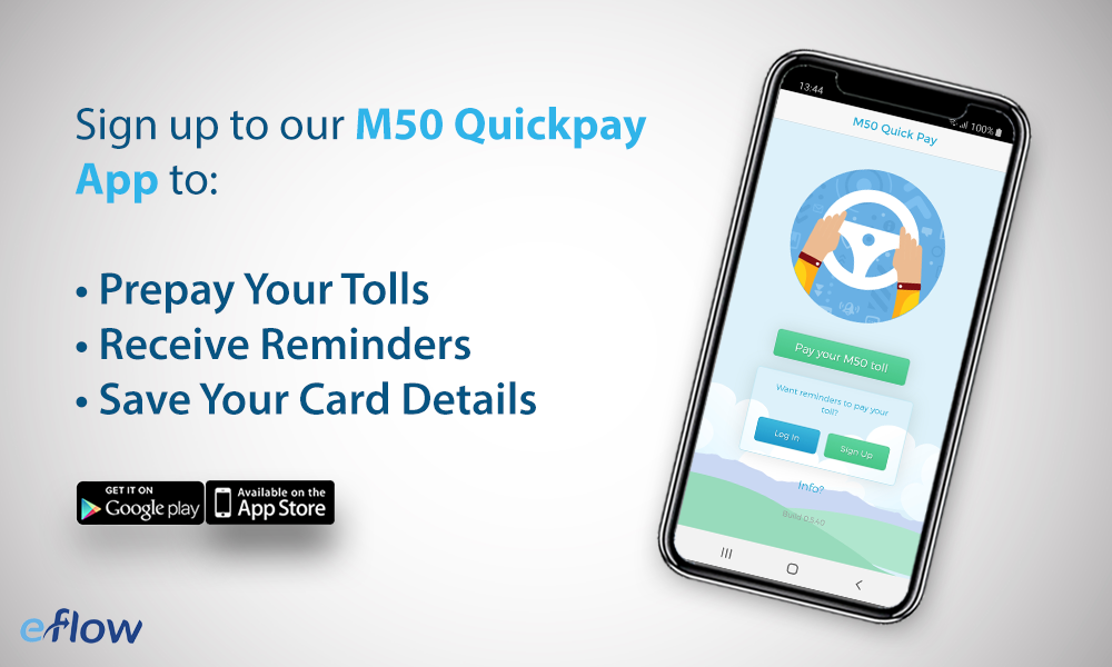 eflow.ie - Sign up to our #M50 Quick pay app where you can...