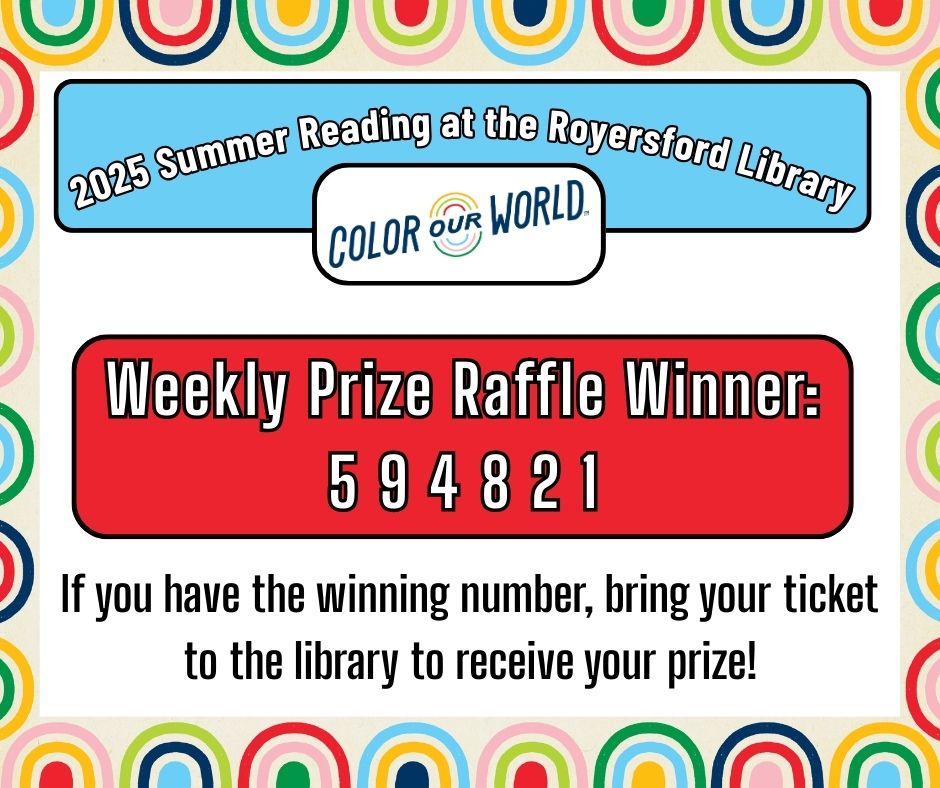 If you have ticket... - Royersford Free Public Library | Facebook