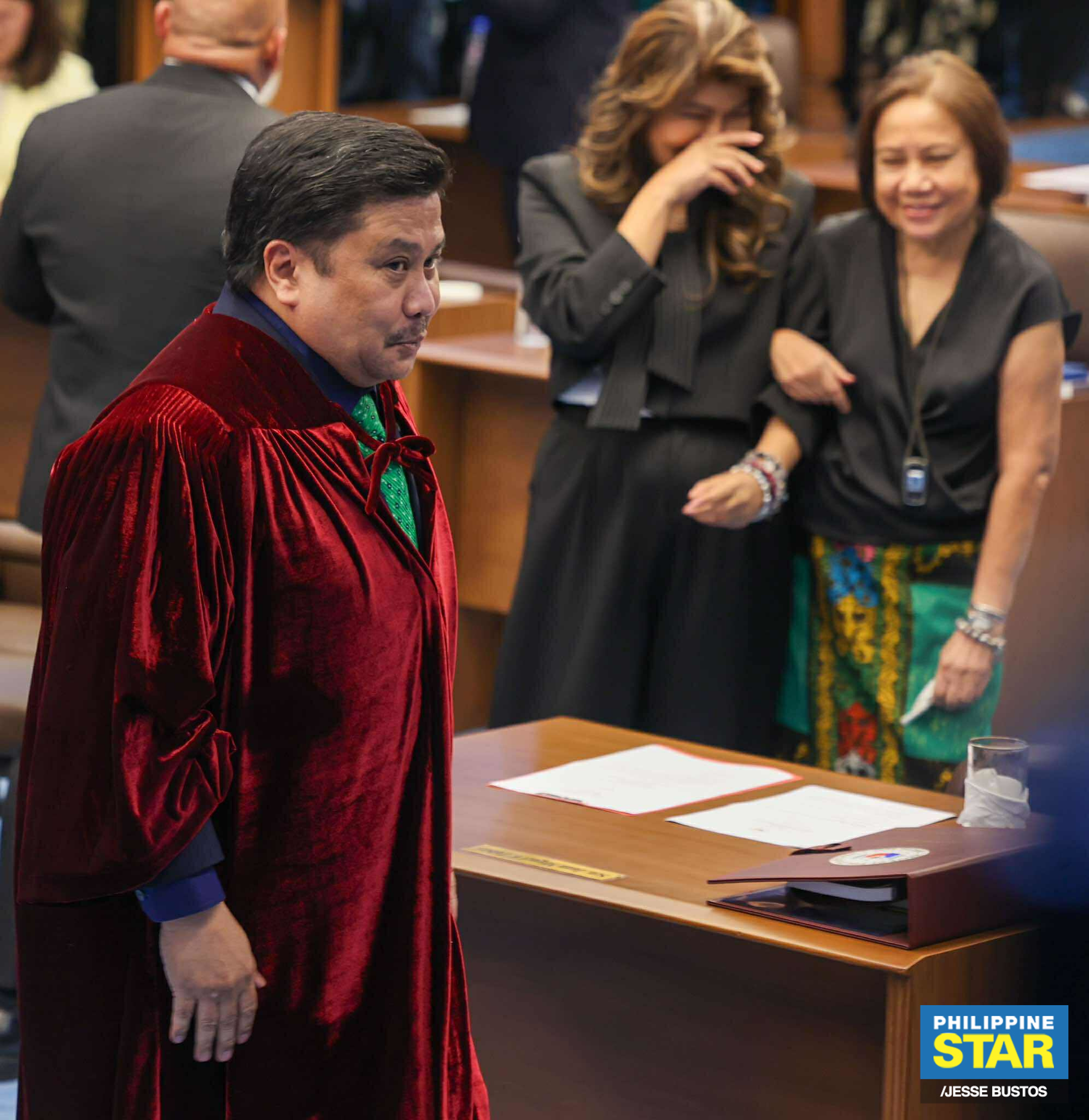 Philippine - Senators Robin Padilla, Cynthia Villar, and Imee Marcos ...
