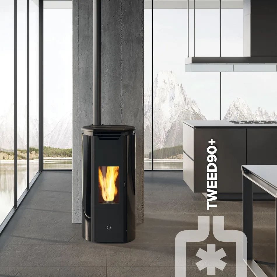EdilKamin Maniglia Anteriore Per Stufa A Pellet – 642680, Modello A Mano Fredda, Ricambio Originale