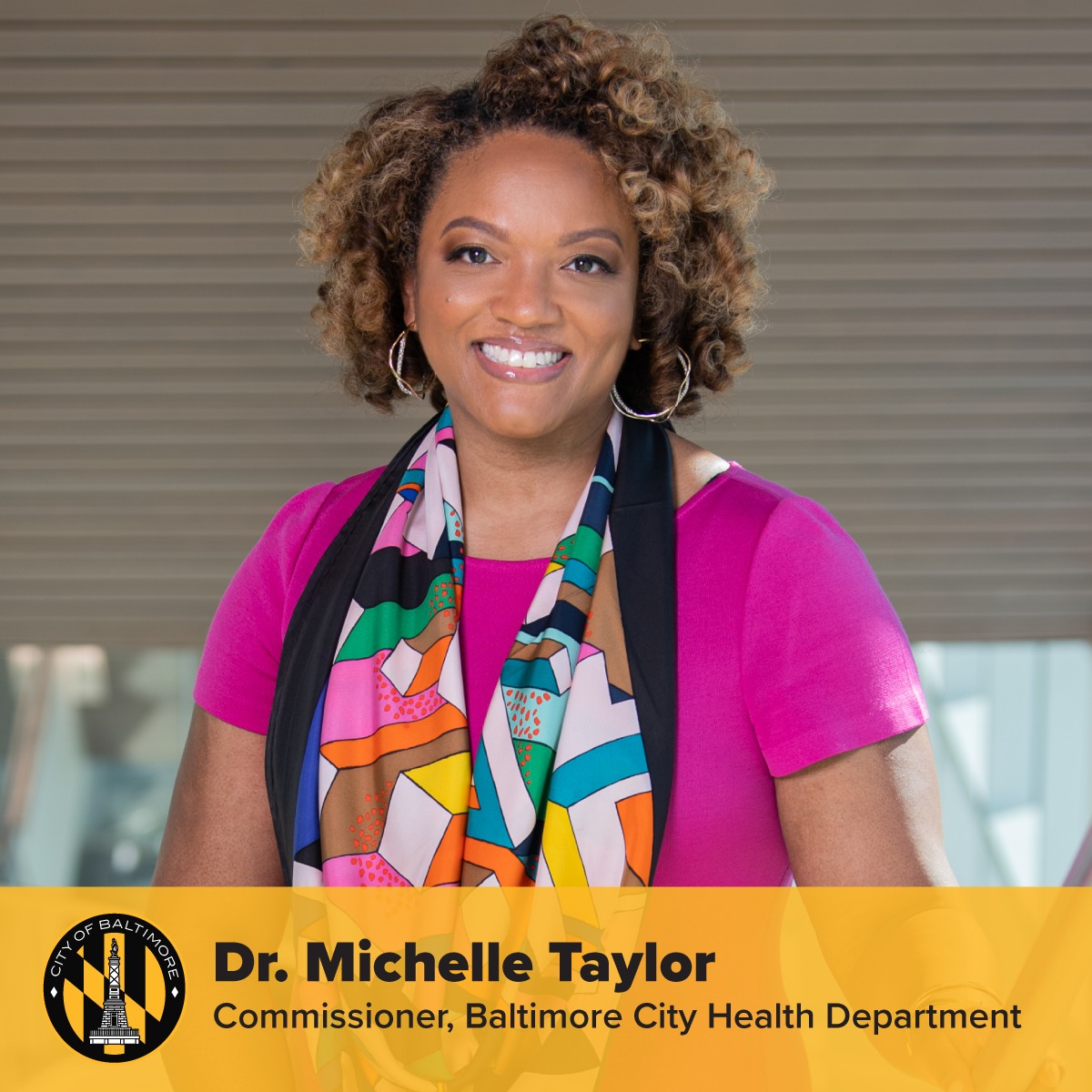 Mayor - Baltimore, I’m proud to appoint Dr. Michelle Taylor as our new ...