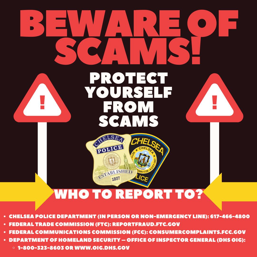 Chelsea - Chelsea Police Department Public Safety Alert Scam Warning ...