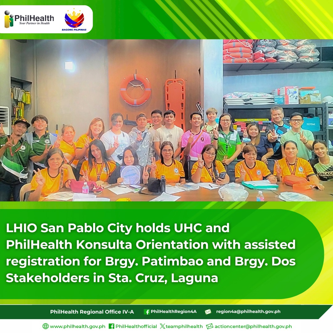 The Local Health Insurance... - PhilHealth Regional Office 4A | Facebook