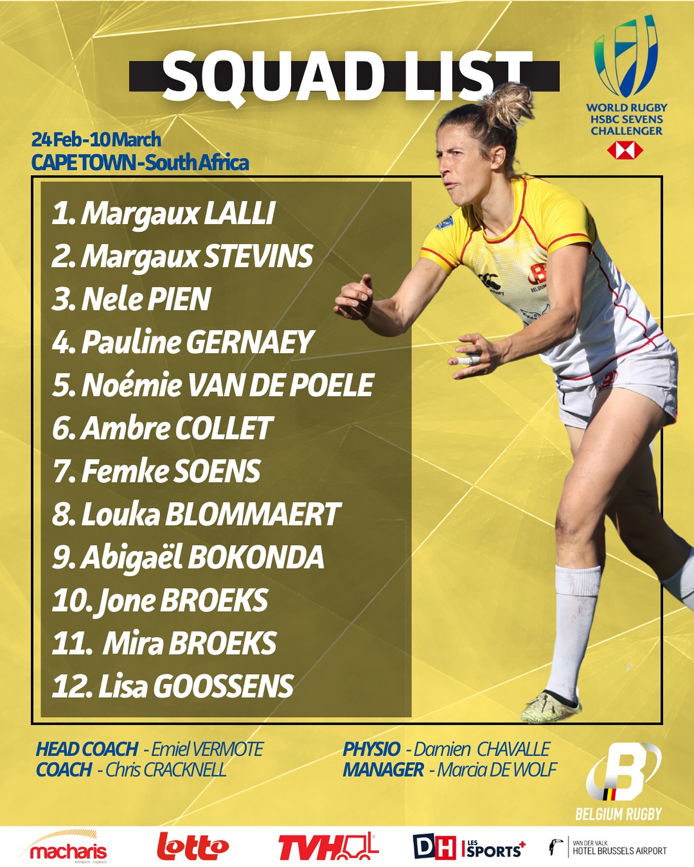 Team - These BelSevens are ready to leave for South Africa on Monday to ...