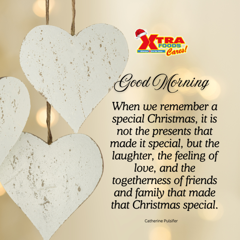 Xtra - Christmas is special because of the laughter, the feeling of ...