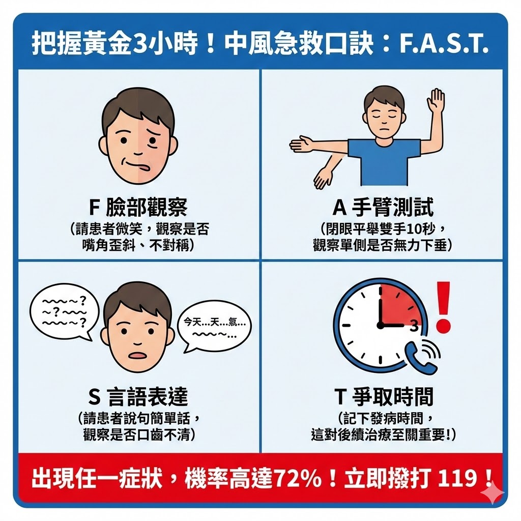 臺南市政府消防局關廟分隊 - 辛辛那提中風指標 (Cincinnati Prehospital Stroke Scale，CPSS) 是一個 ...