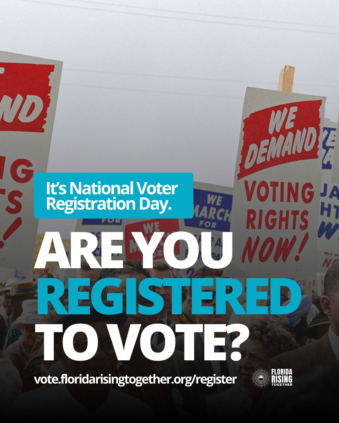 Florida - It's National Voter Registration Day! 🗣️ Sixty years since ...