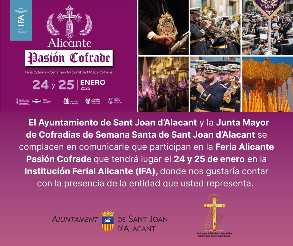 Junta Mayor... - Junta Mayor Semana Santa Sant Joan d'Alacant