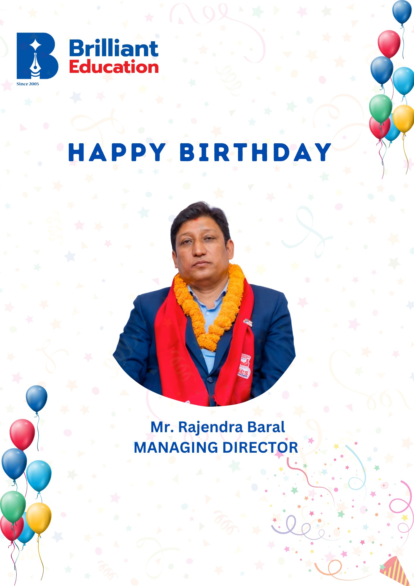 Brilliant - Happy Birthday to our Respected Managing Director & FECE ...