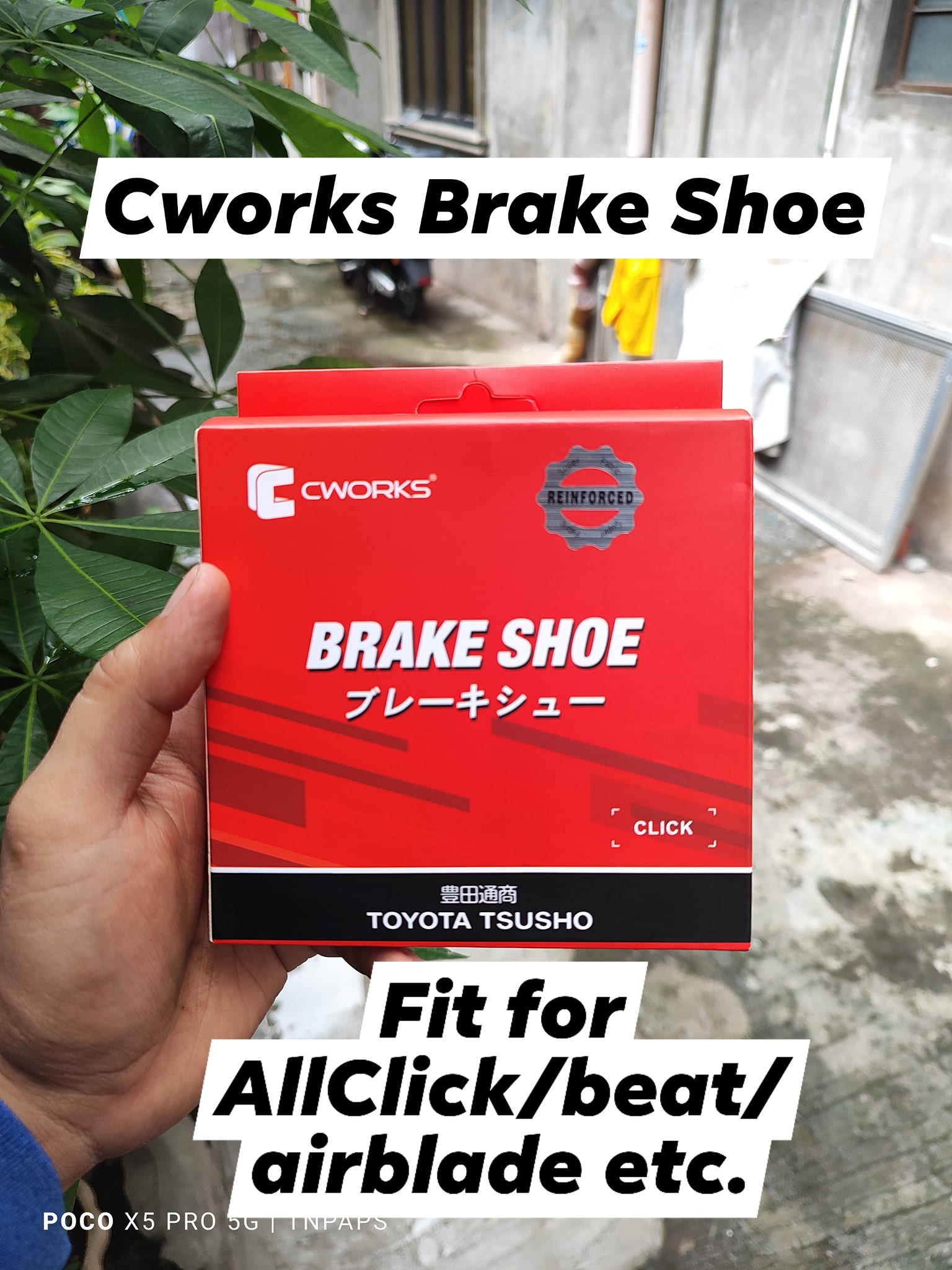 Tindahan - Cworks Toyota Tsusho Brake shoe Fit for ALL VERSION OF CLICK ...