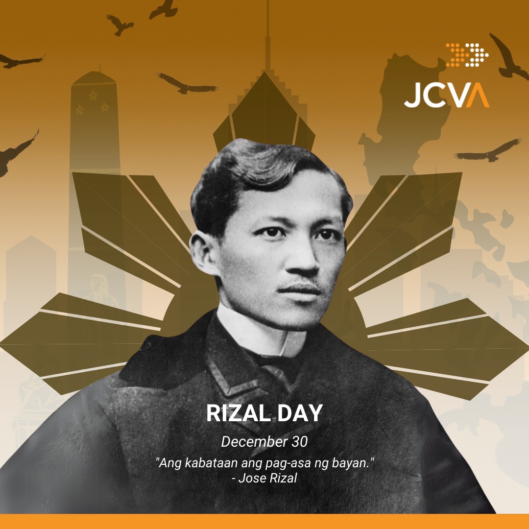JCVA - 🇵🇭 Celebrating Jose Rizal’s Legacy As we honor Jose Rizal today ...