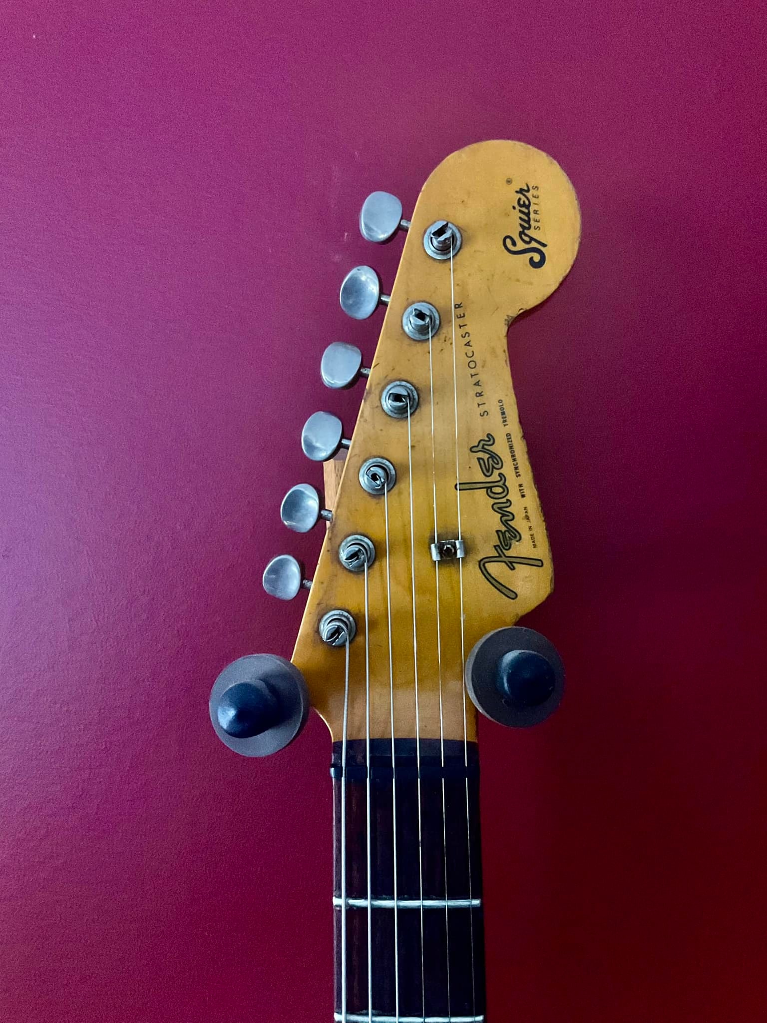Modified JV series Squier '62 re-issue Strat guitar