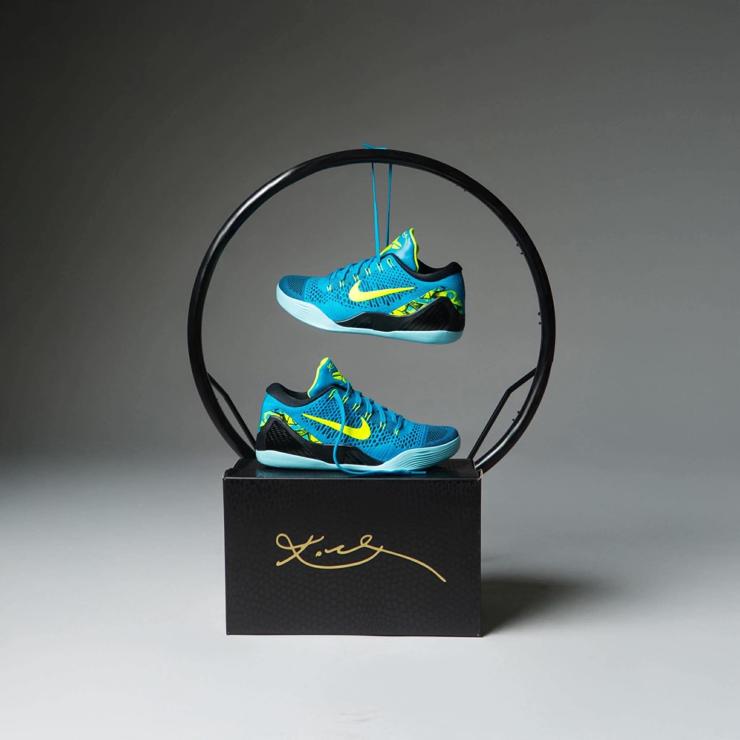 Nike Kobe 9 Elite Low Protro “Neo Turquoise and Volt” $4,699.00 
