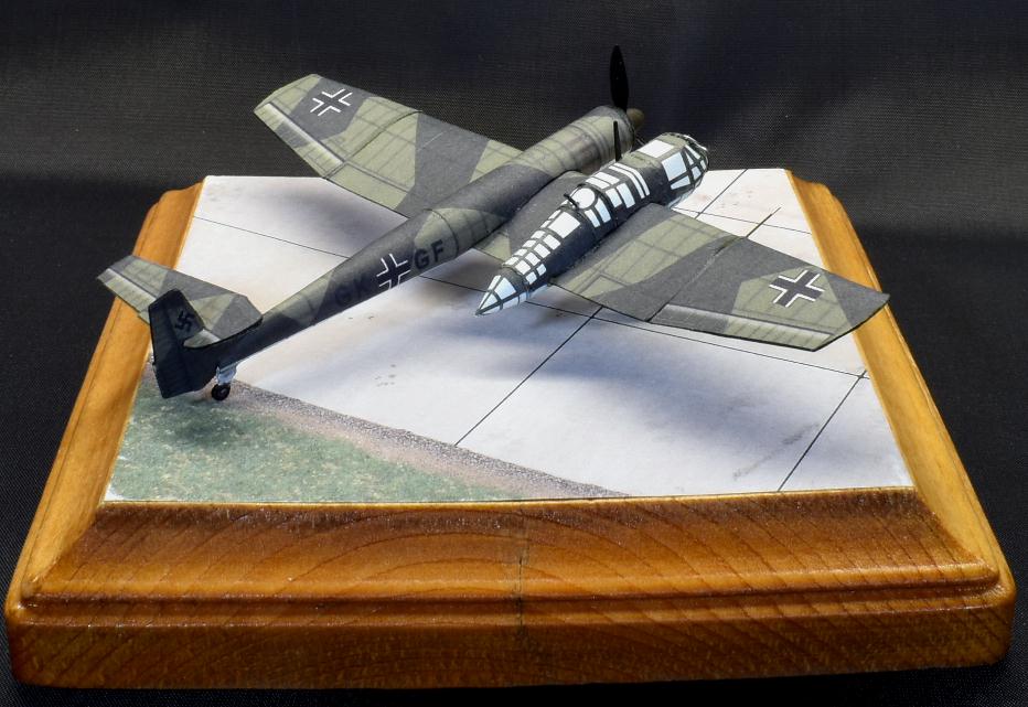 Piani E Istruzioni Per Modello Blohm Und Voss BV-141B - Scala 1/12 - Aereo Tedesco 54w - Foto 4