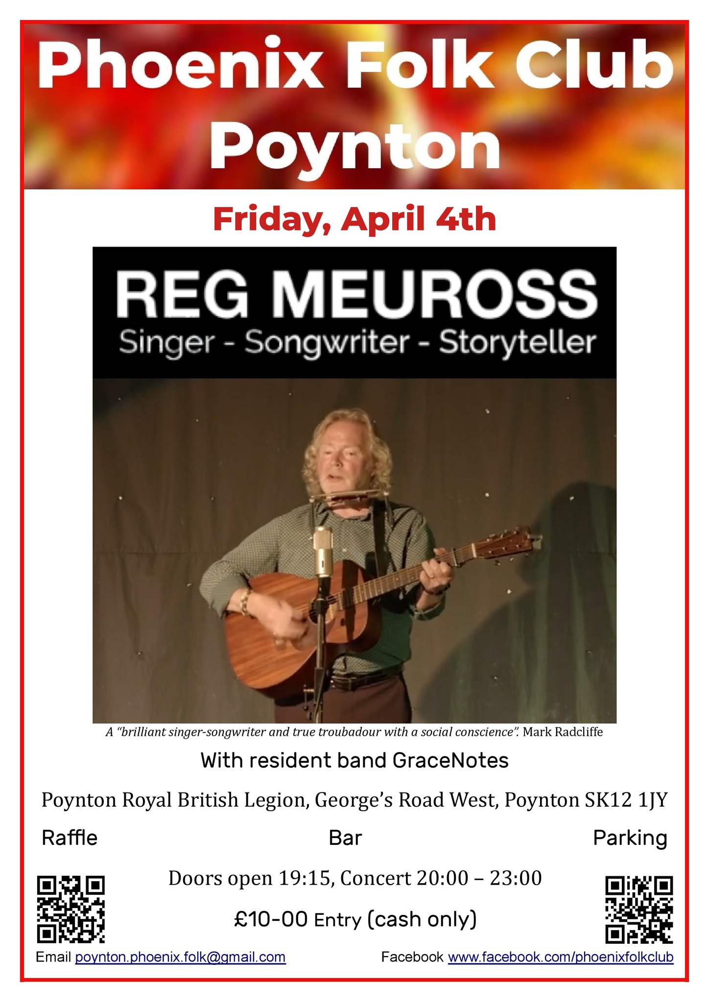 Phoenix Folk Club Poynton - Next Folk Club is the 4th April when we ...