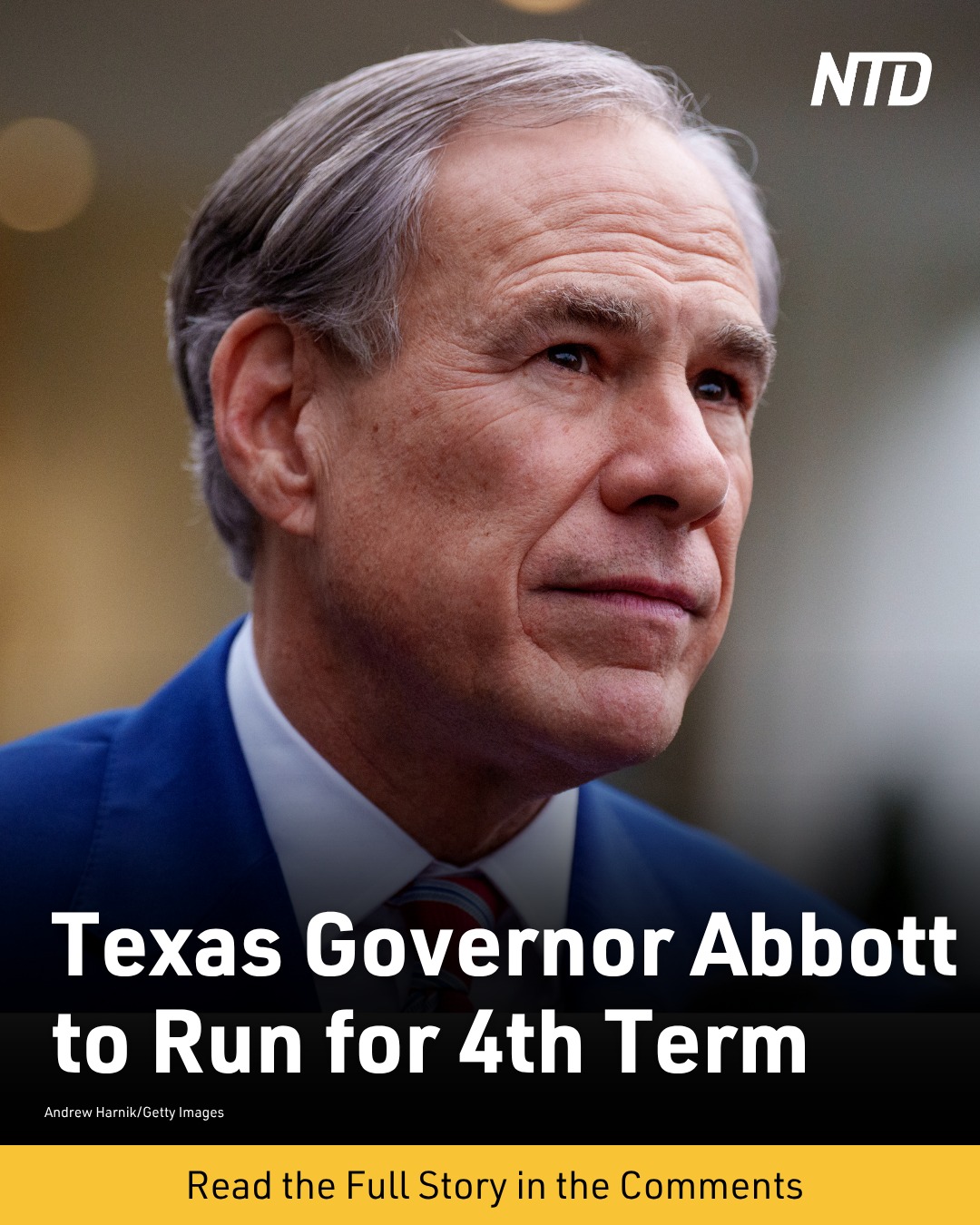 NTD - Republican Governor Greg Abbott of Texas says he plans to run for ...
