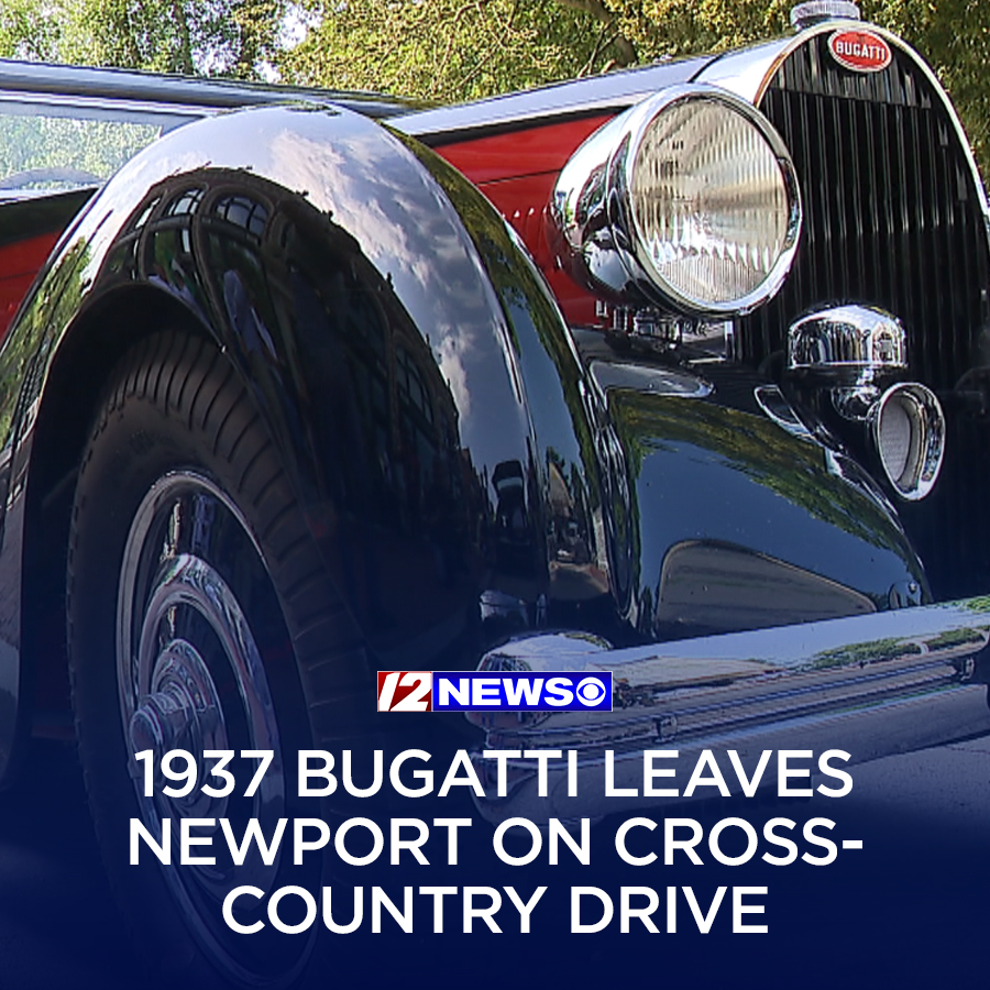 Classic car collector Fritz Burkhard opted to begin his cross