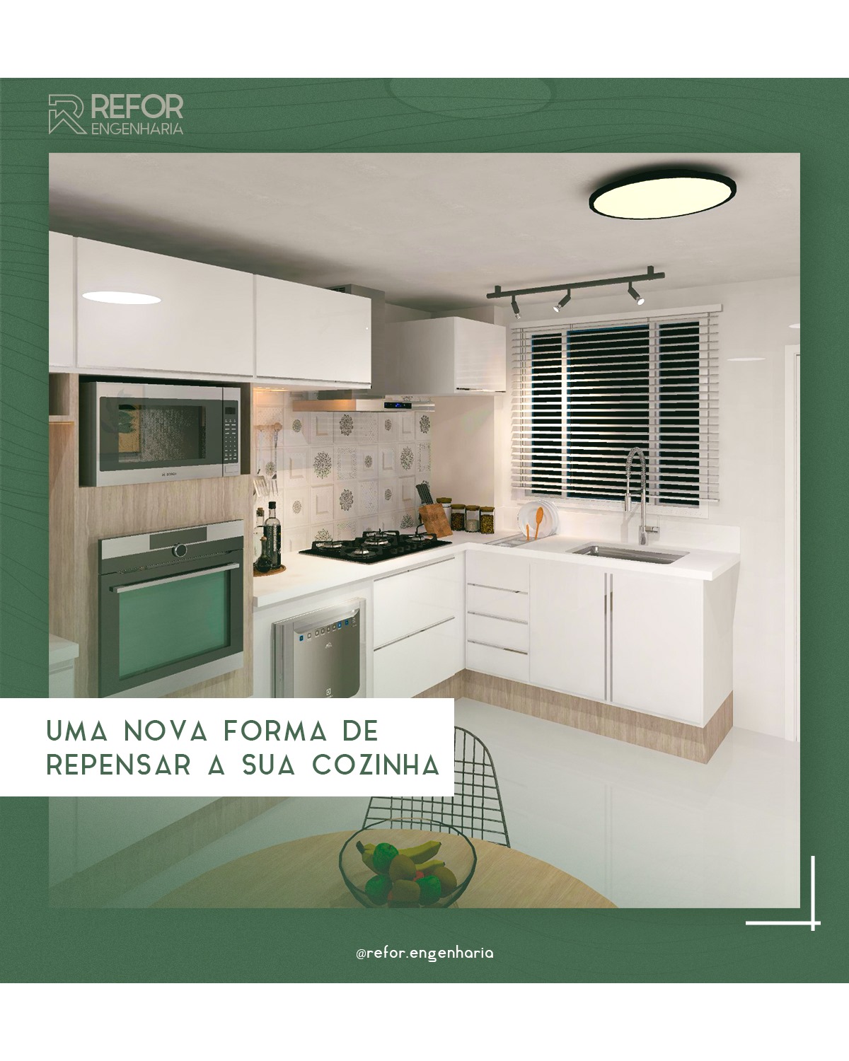 Uma cozinha planejada pensada nos... - Refor Engenharia | Facebook