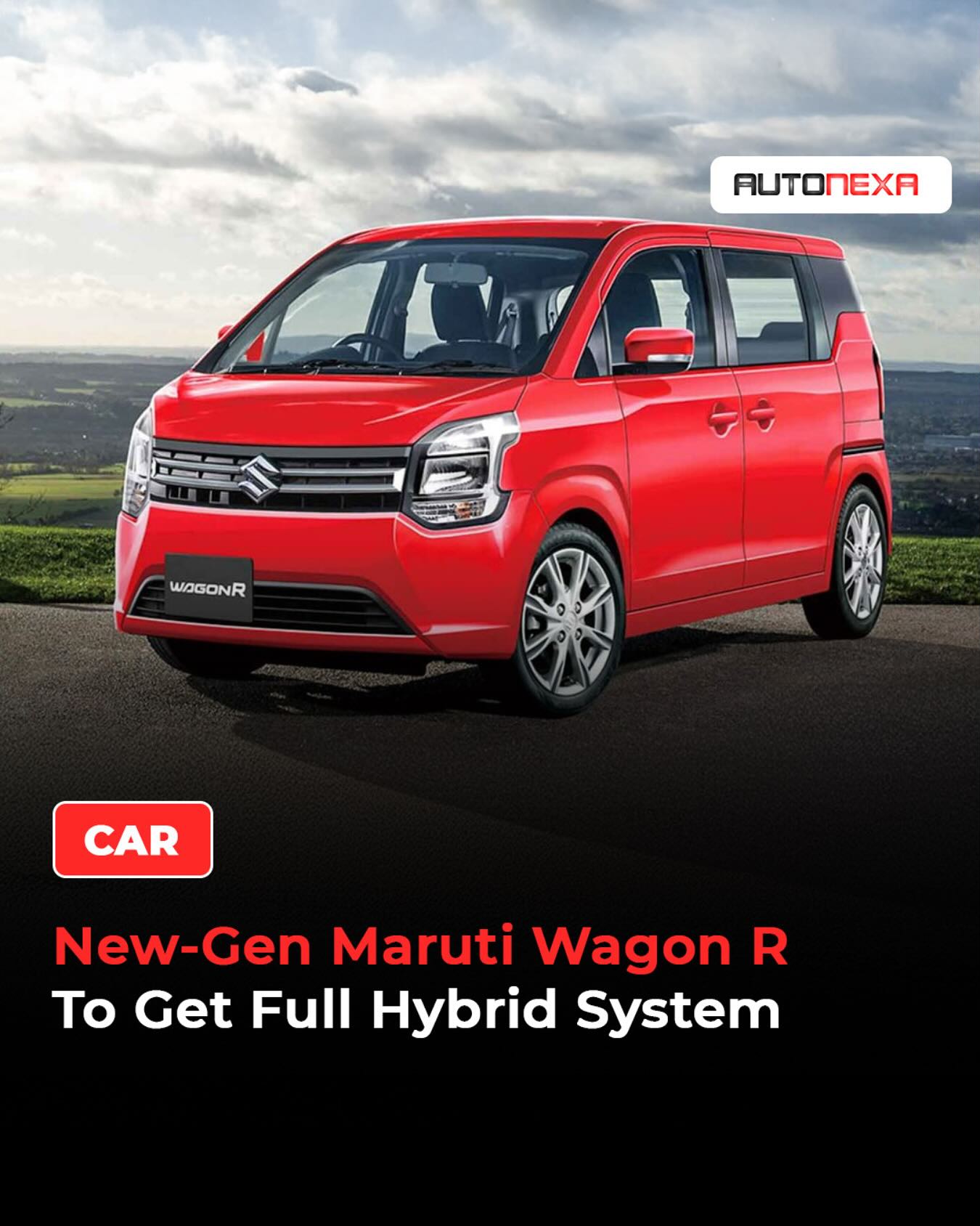 AutoNexa - 🚘 The New-Gen Maruti Wagon R is going hybrid! ⚡🔋 Get ready ...