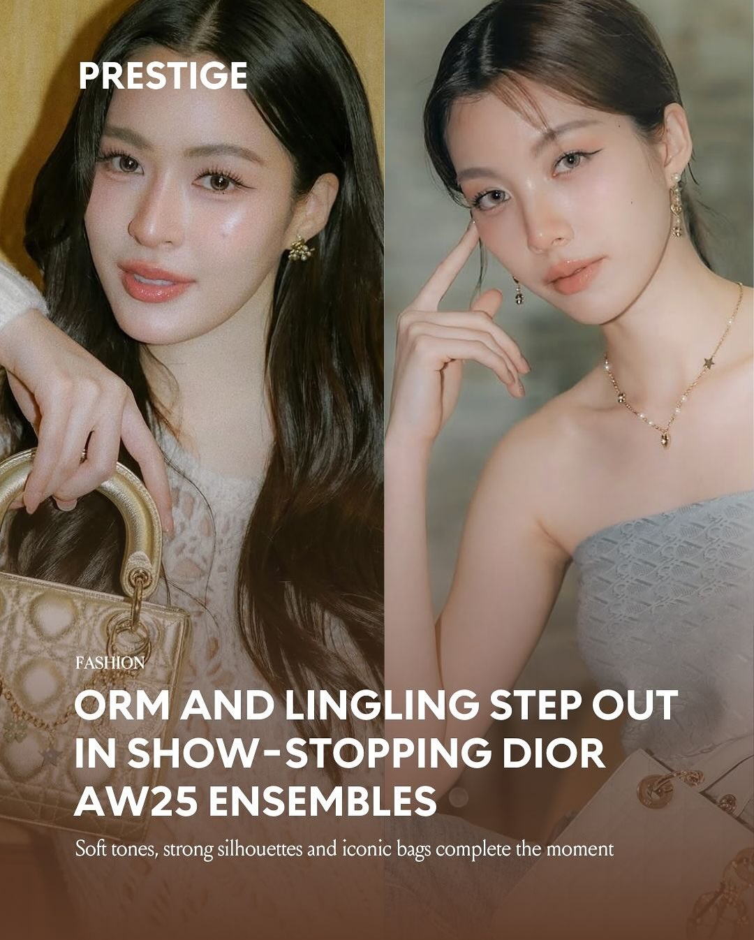 Name a better duo in Dior —Dior Officiall wait. Kornnaphat “Orm