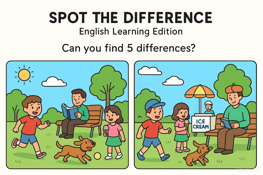 Classic - 🔍 Can you find the 5 differences? 🧐 Practice your English by ...