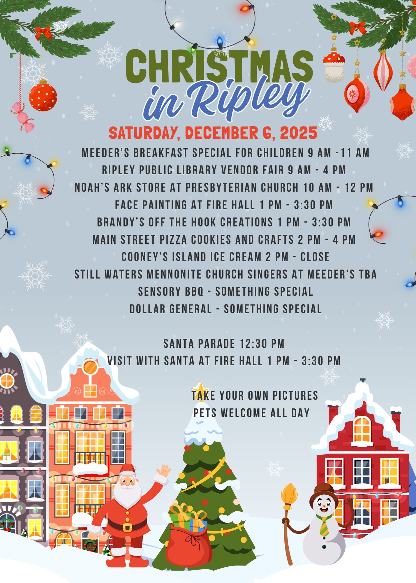 Christmas in Ripley | Ripley NY