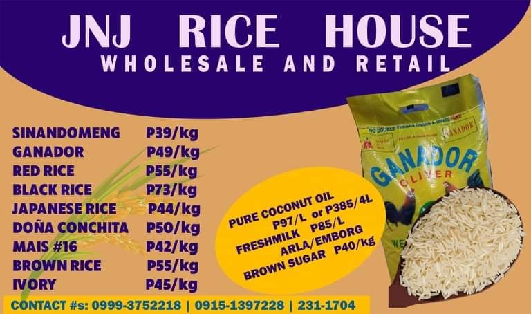 JnJ Rice house for your Rice Needs With delivery | Lapu-Lapu City