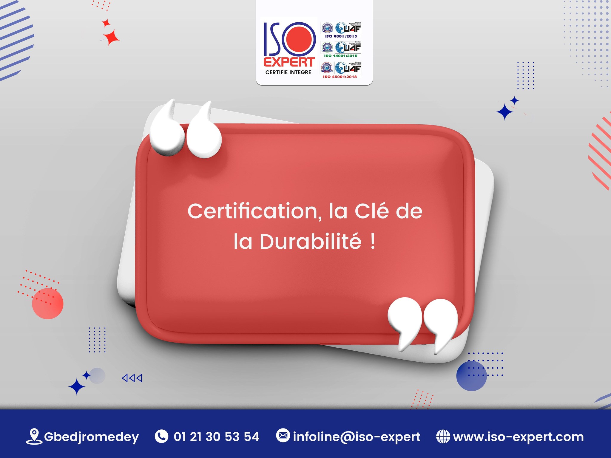 Iso-Expert - 🔴La Parabole de l'Arbre Certifié Il était une fois un ...