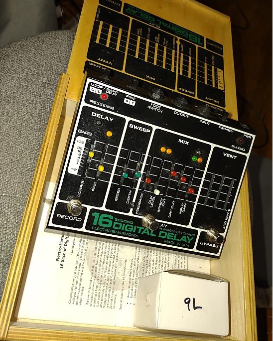 1981 Electro-Harmonix 16 Second Digital Delay & Controller In the