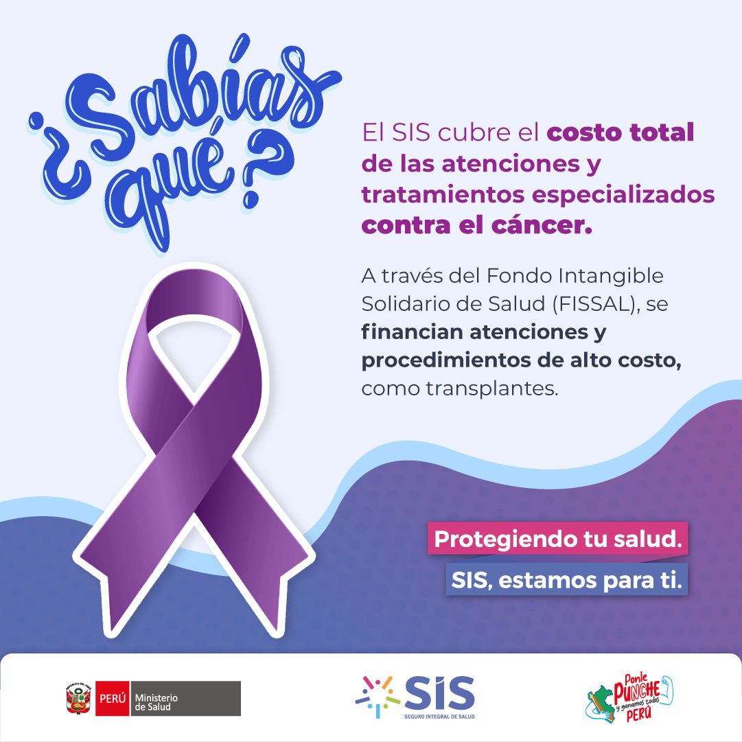 Seguro - ¿Sabías qué?🤔 El SIS cubre el costo total de las atenciones y ...