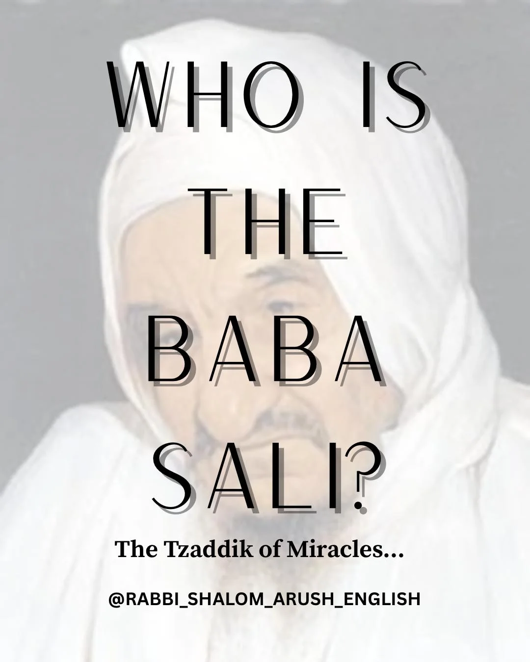 Breslev Israel - More about the Baba Sali: Full Name:... | Facebook