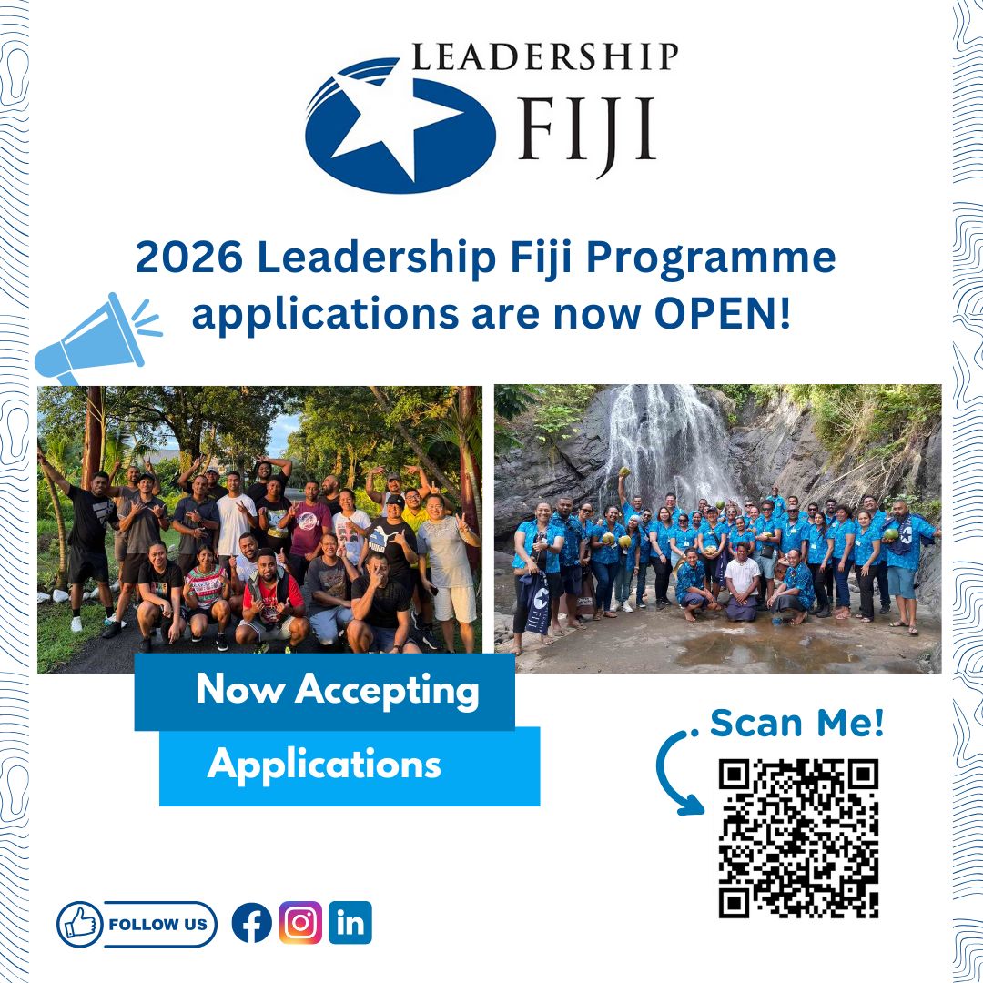 Leadership Fiji - The Leadership Fiji 2026 application are... | Facebook