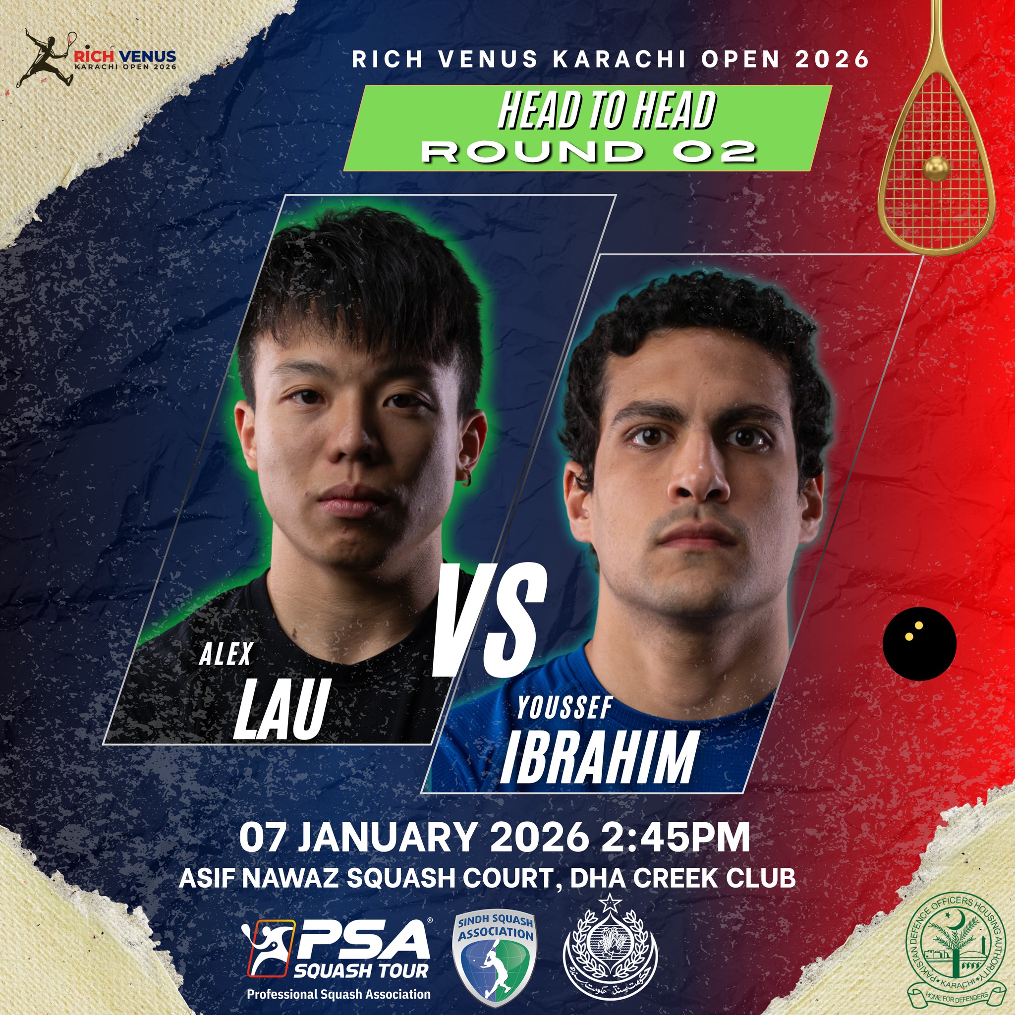 DHA Karachi - Round 2 of the Rich Venus Karachi Open 2026... | Facebook
