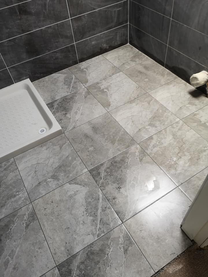 Limerick Tiler - Two new bathrooms in... | Facebook
