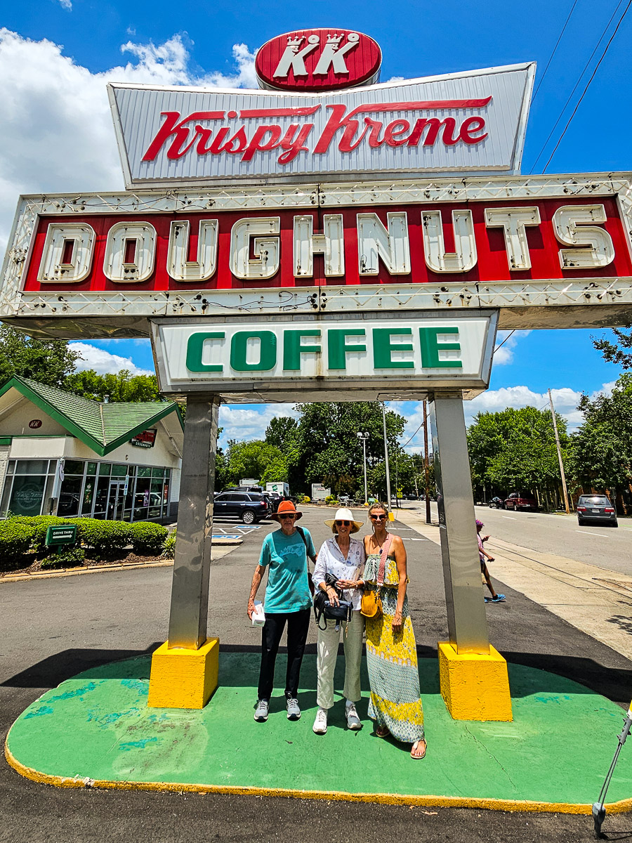 Postcard from Raleigh. Did you know that this Krispy Kreme store