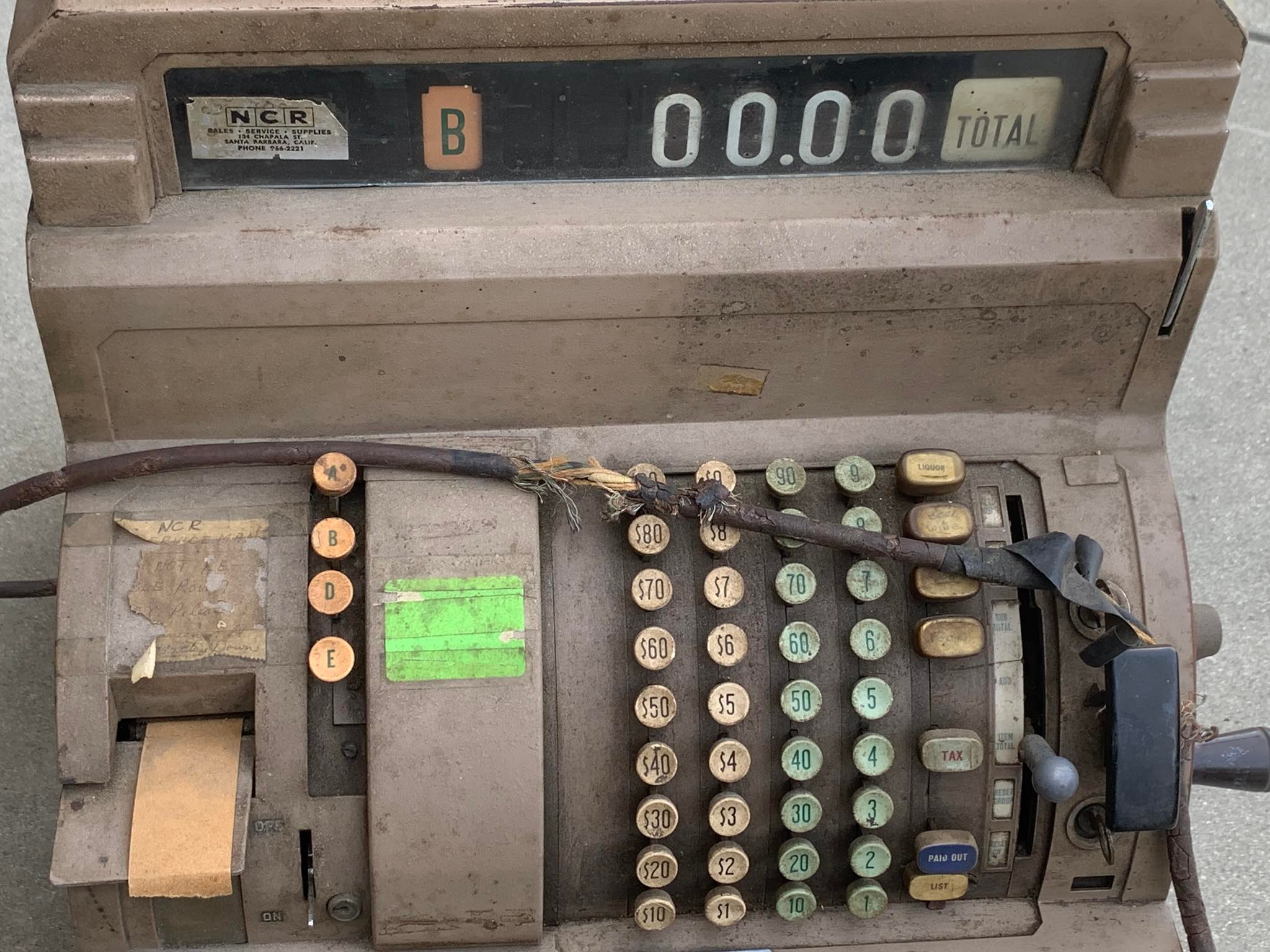Where to find national bookkeeping machine manuals?