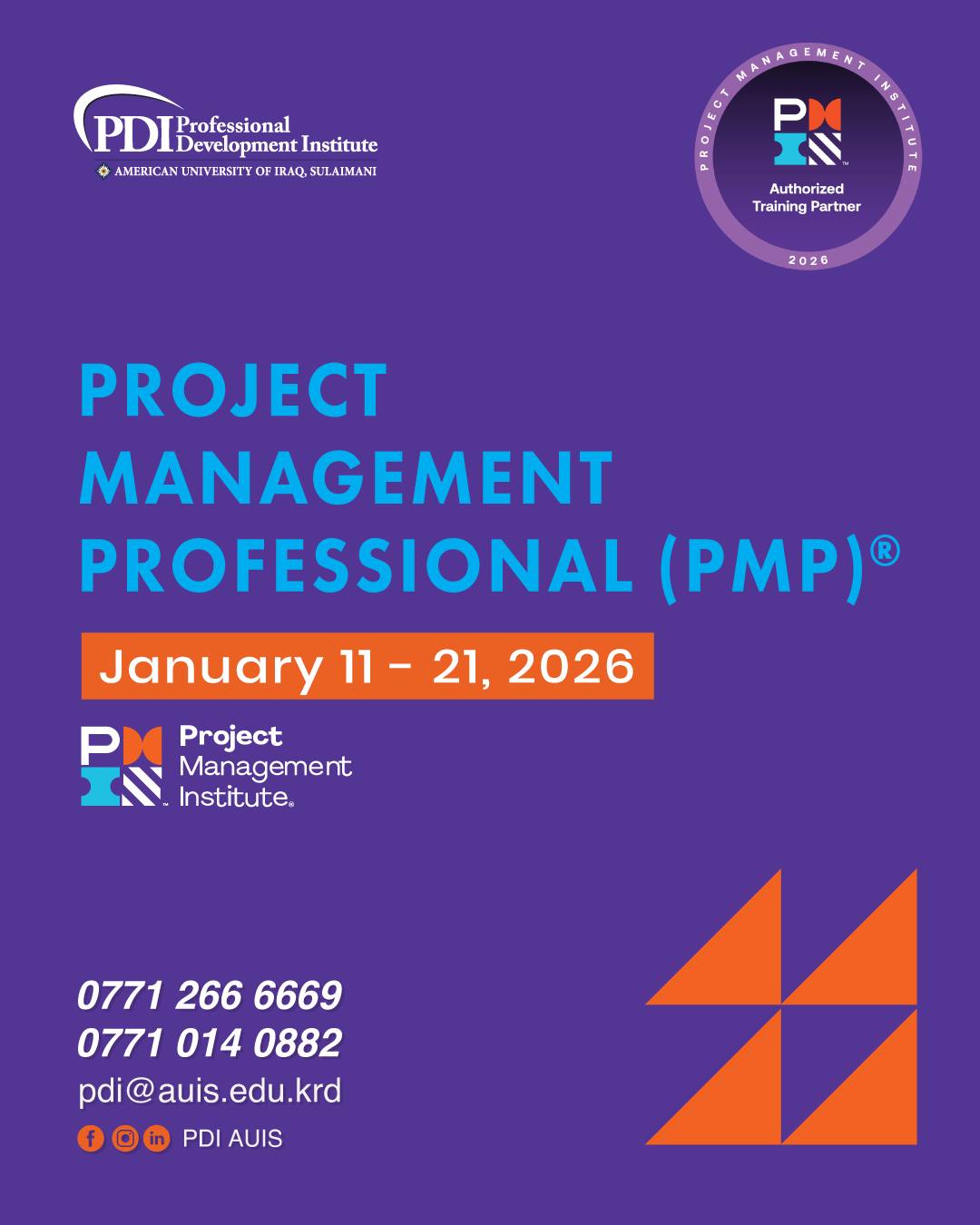 Professional Development Institute - AUIS | Slemani