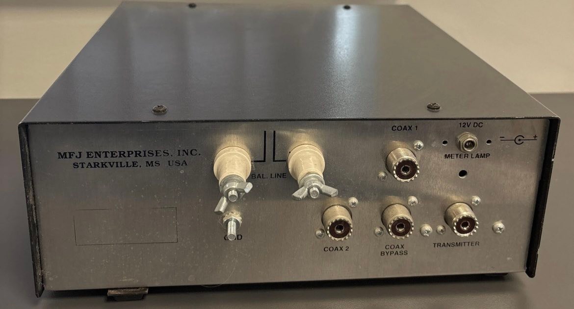 ⚡ SECOND HAND MFJ-986 3KW MANUAL HF ANTENNA TUNER ⚡ Big power