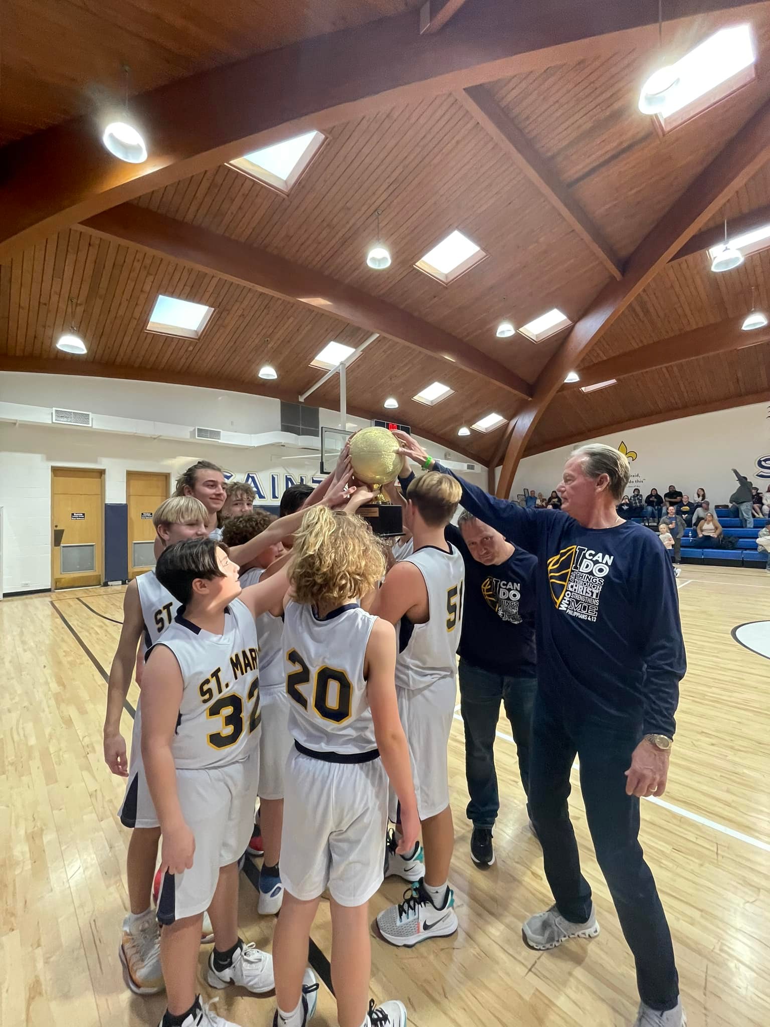 Double-Double From Dallas Pierce Leads St Marys Past St Joan of 
