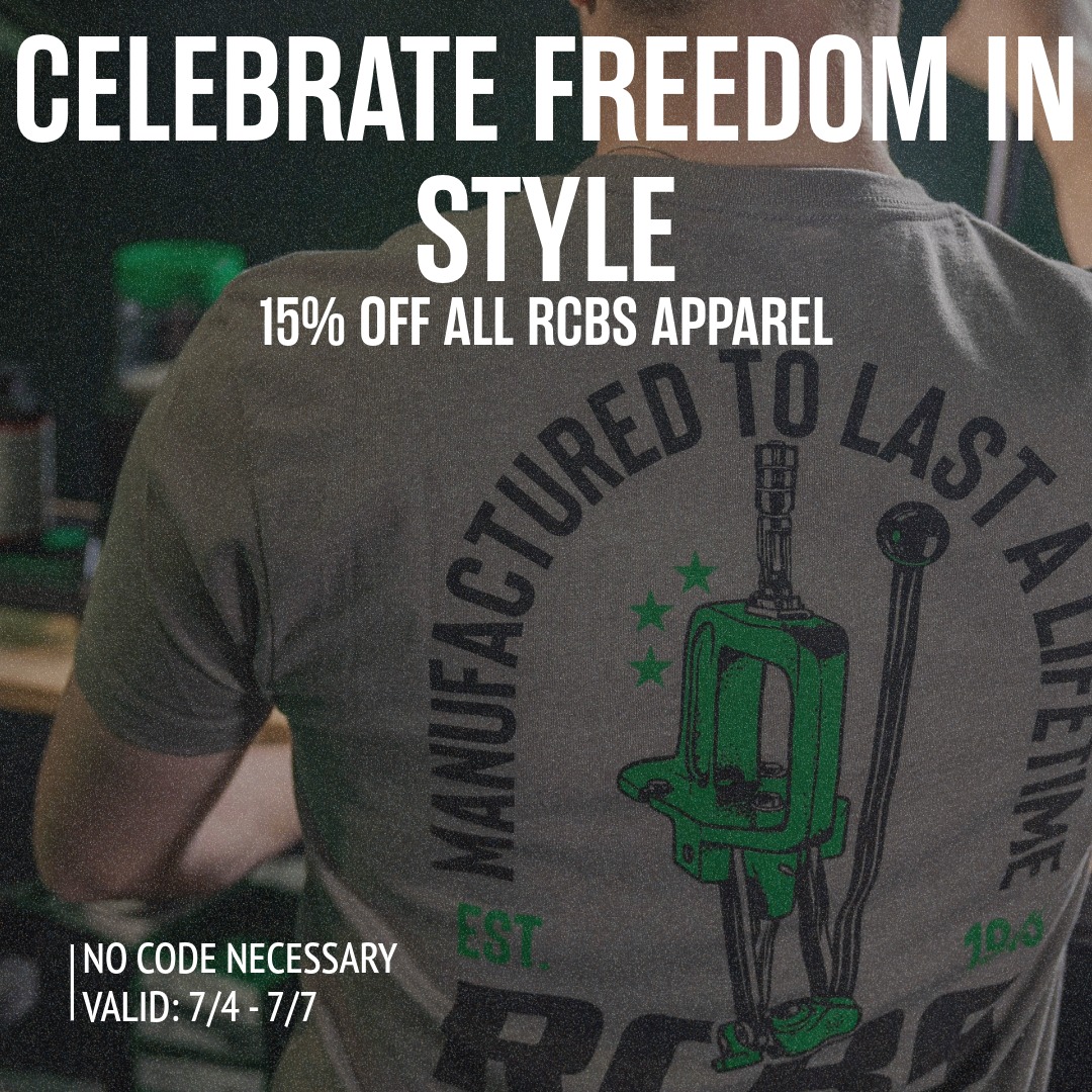 RCBS - This weekend only: Get 15% off all RCBS apparel. No promo code ...
