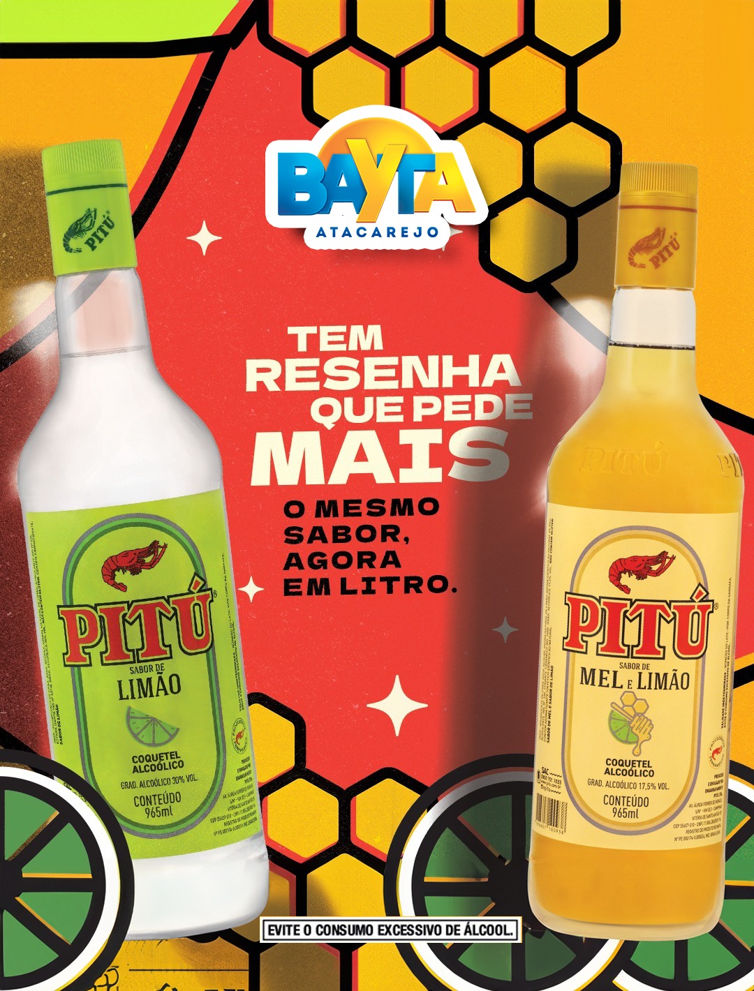 Bayta - A nova linha de sabores da cachaça Pitú de 1lt chegou para dar ...