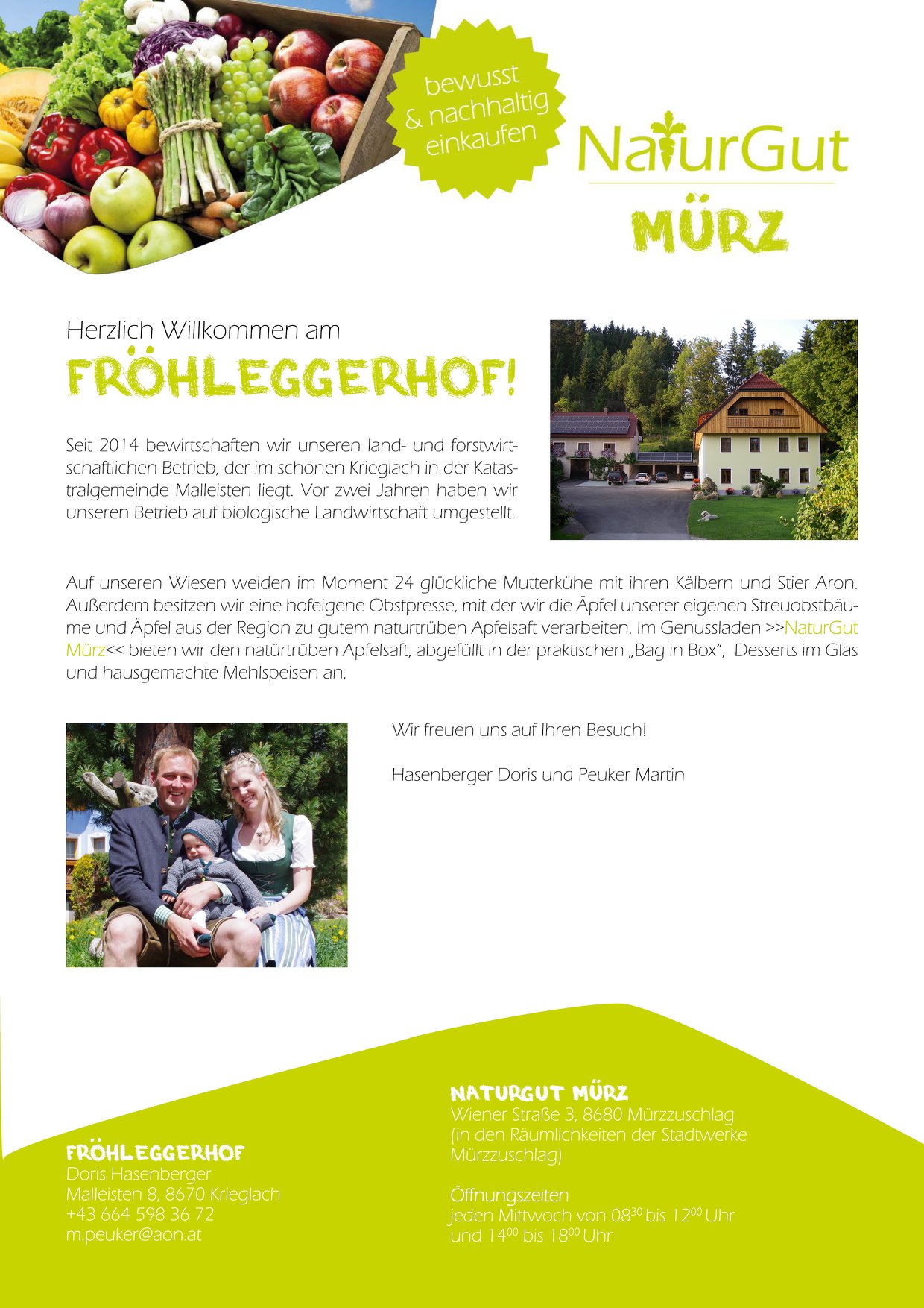 Naturgut Murz Heute Stellen Wir Euch Den Frohleggerhof Facebook