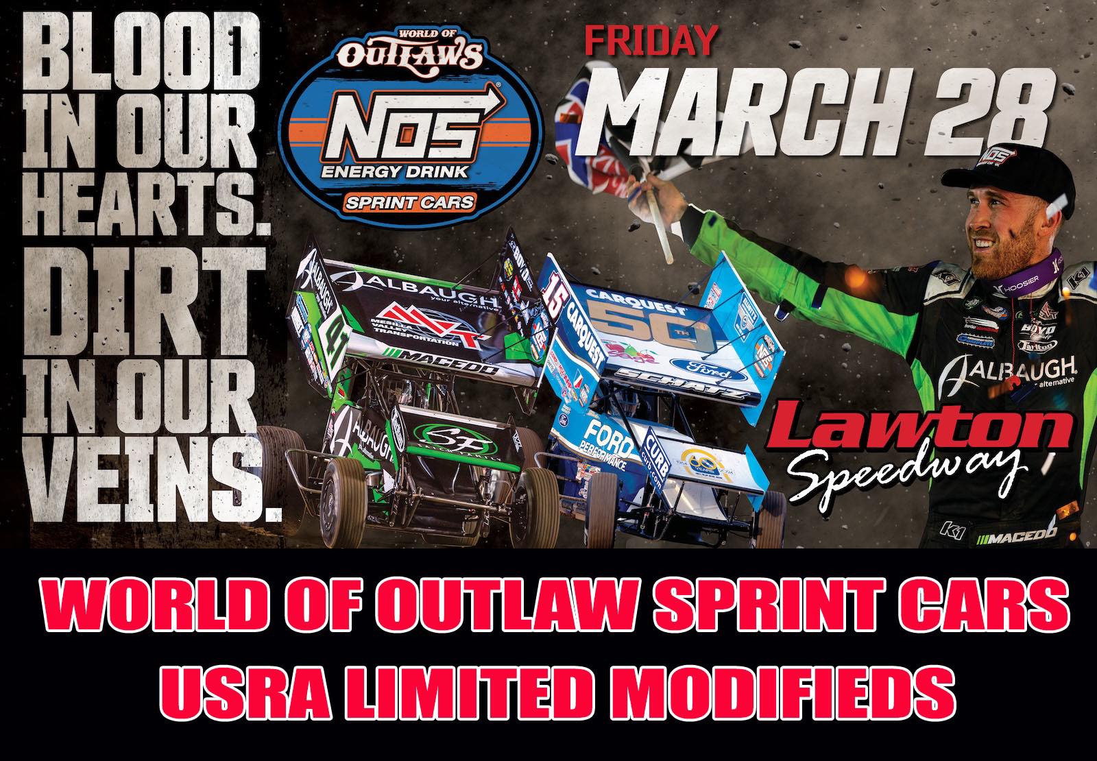 Lawton - World of Outlaw Sprint cars along with the USRA Limited ...