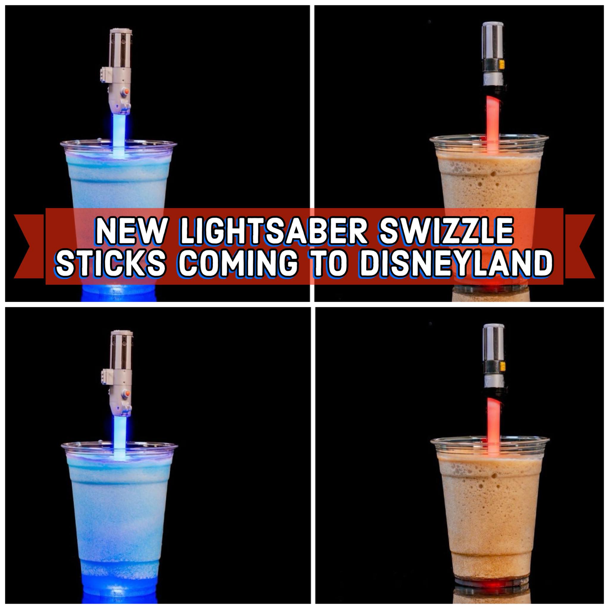 There are two new Lightsaber Swizzle Sticks coming to Disneyland