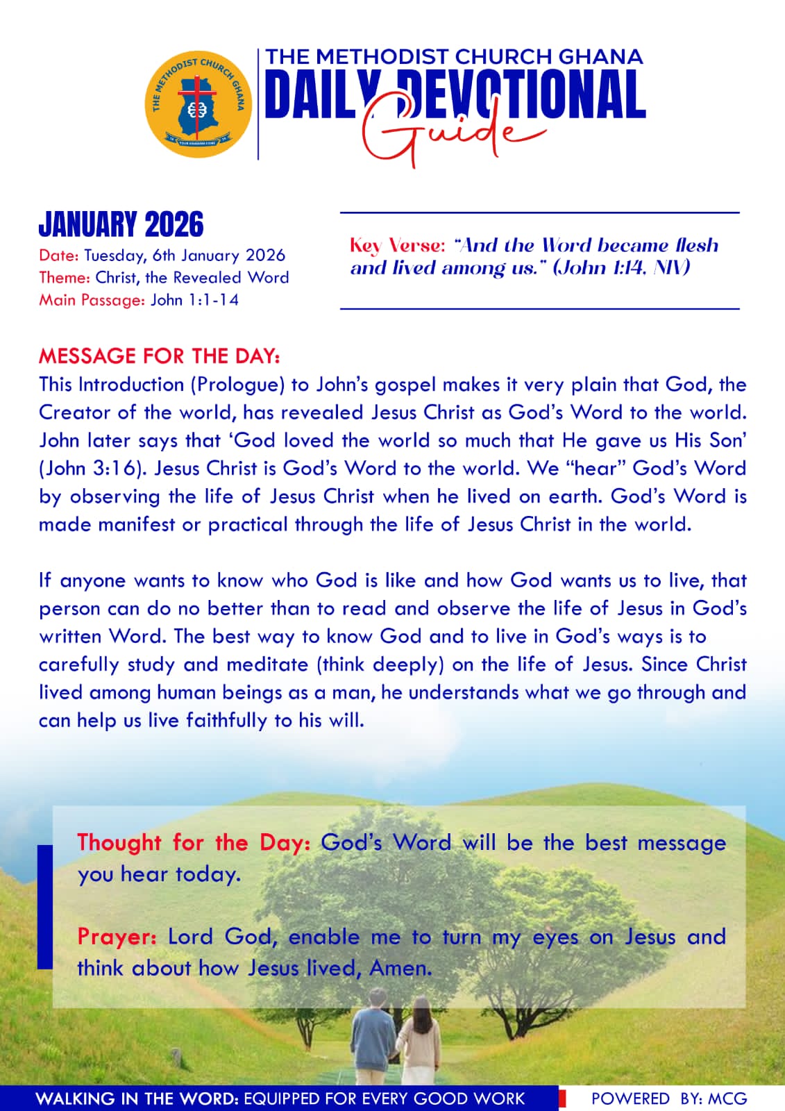 The Methodist - 📖 | DAILY DEVOTIONAL GUIDE - Tuesday, 6th January 2026 ...