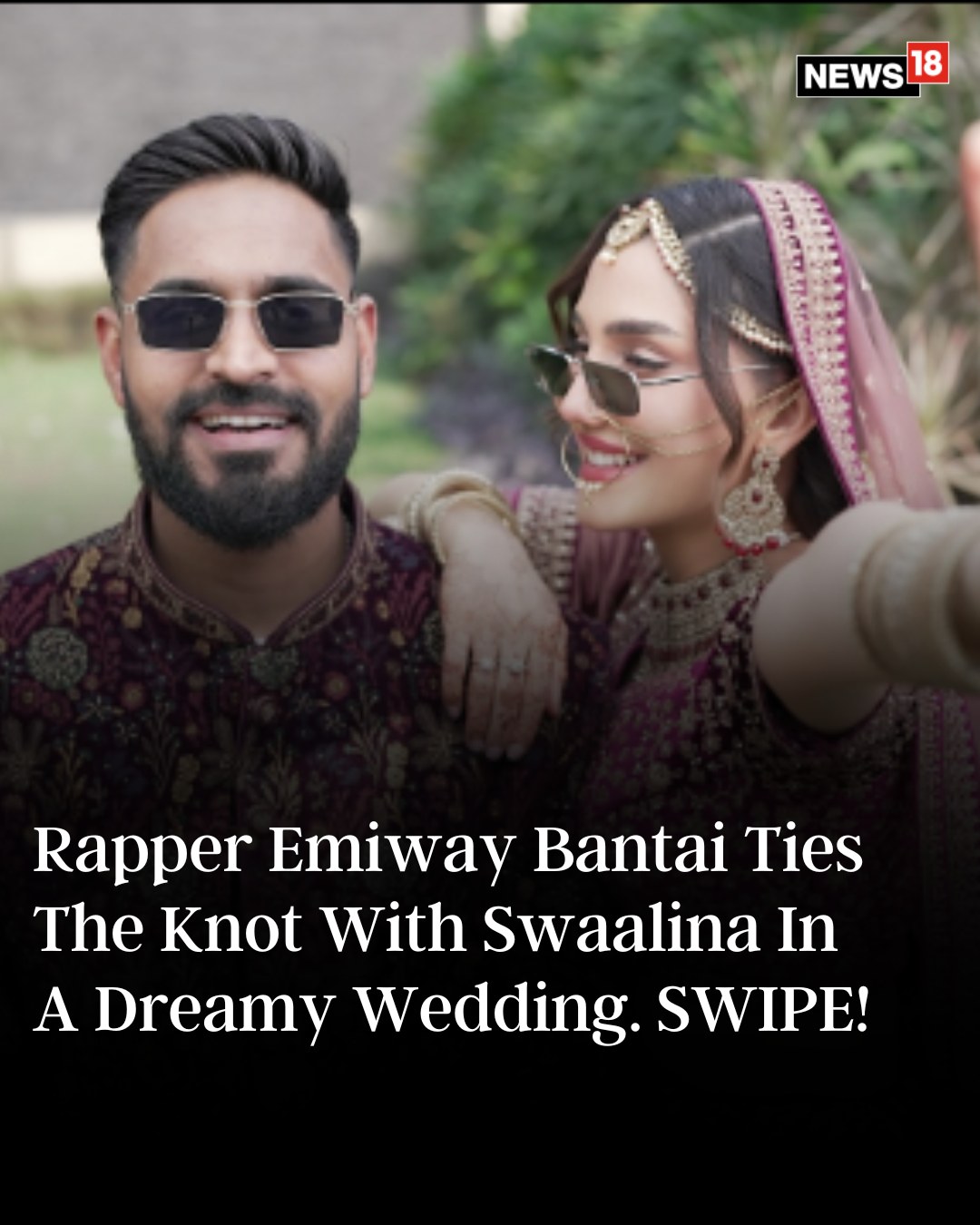 News18 - Popular rapper Emiway Bantai has tied the knot...