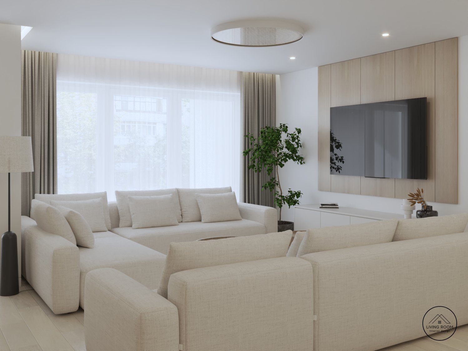LIVING ROOM interior design | Warsaw