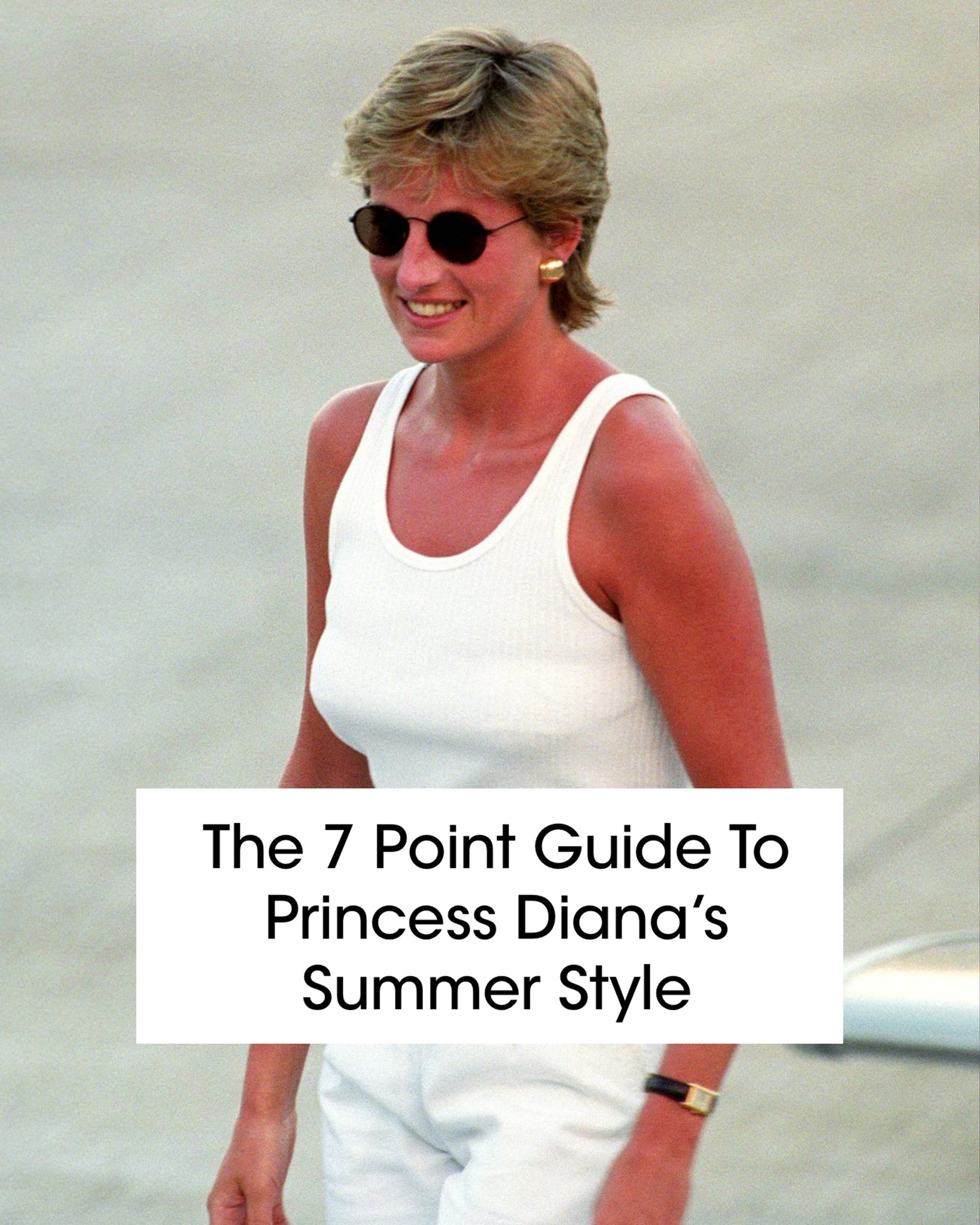 British - Princess Diana's summer wardrobe was full of bold, splashy ...