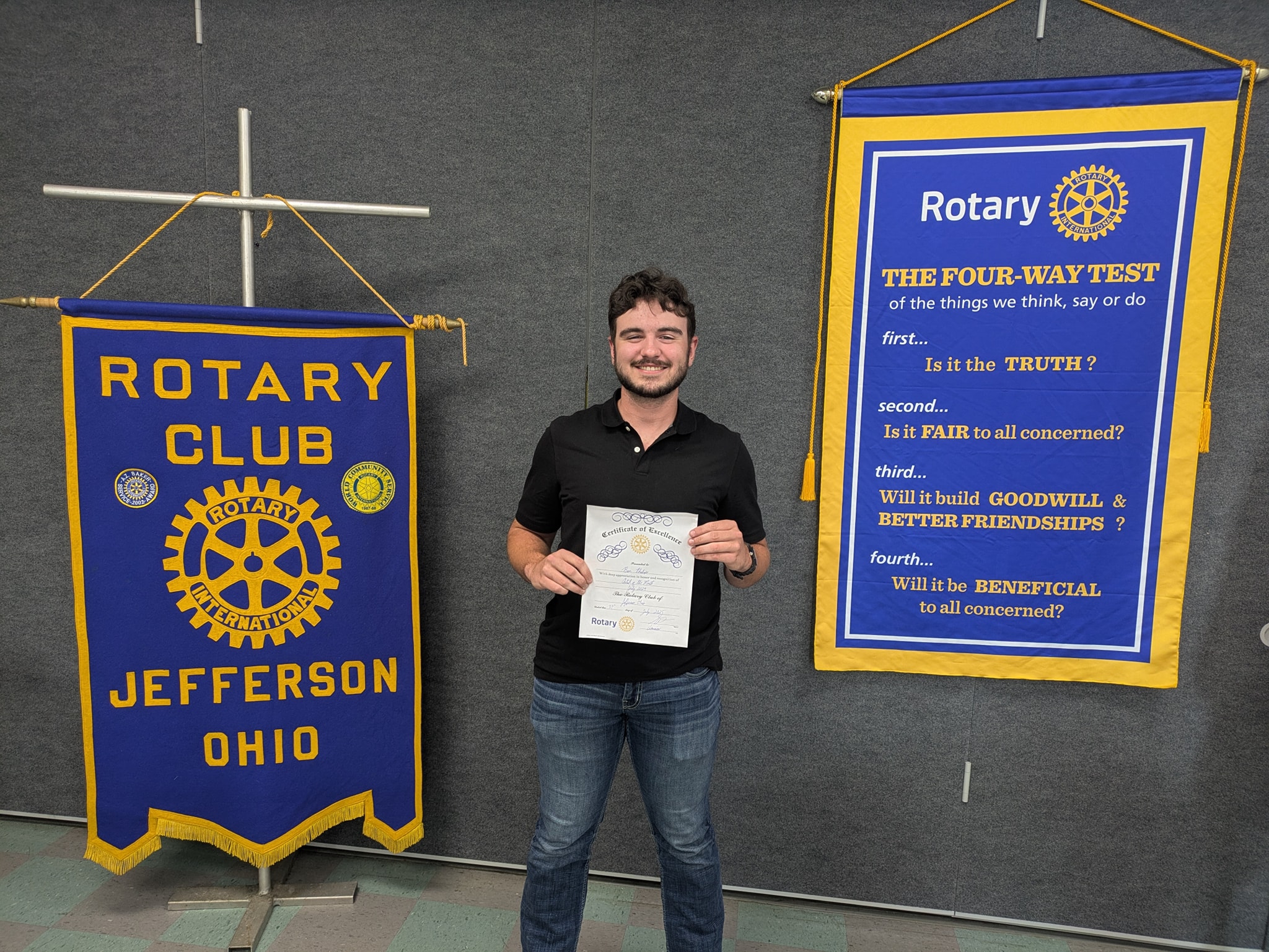 Congratulations Ben Philips... - Jefferson Ohio Rotary Club | Facebook