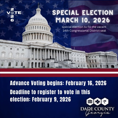 Dade - Governor Brian Kemp has set March 10th as the date for a special ...